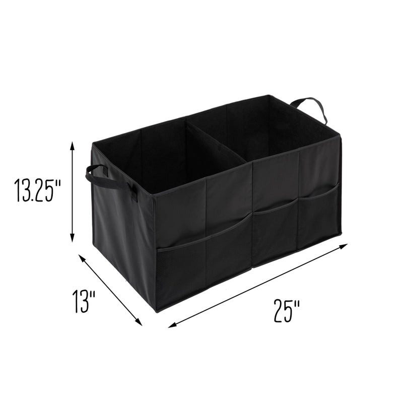 Honey Can Do Honey-Can-Do SFT-01166 Soft Storage Chest, Black Folding Car Trunk Organizer - Image 3